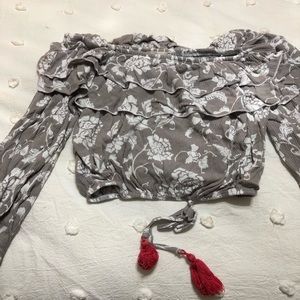 Altar’d state off the shoulder crop top